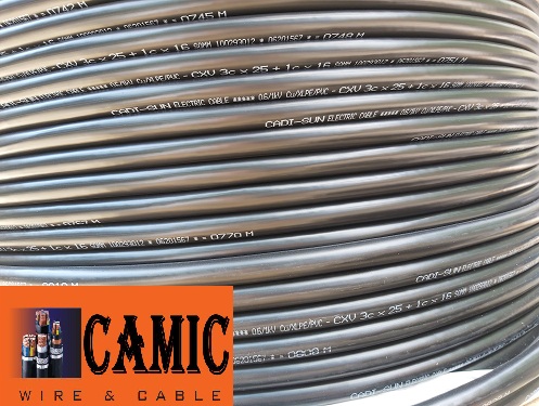 Cáp đồng treo 0.6/1kV 3x25+1x16 Cadisun
