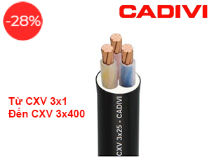 CÁP ĐIỆN LỰC 0.6/1kV Cu/XLPE/PVC